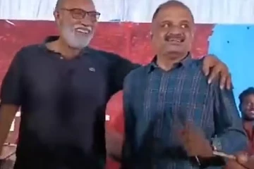 பேரறிவாளனுடன் இணைந்து குத்தாட்டம் போட்ட சத்யராஜ்! திகைத்து போன அரங்கம்..தீயாய் பரவும் காட்சி