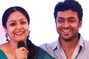 மனைவியுடன் கேக் வெட்டி பிறந்தநாளை கொண்டாடிய நடிகர் சூர்யா - வெளியான புகைப்படம்