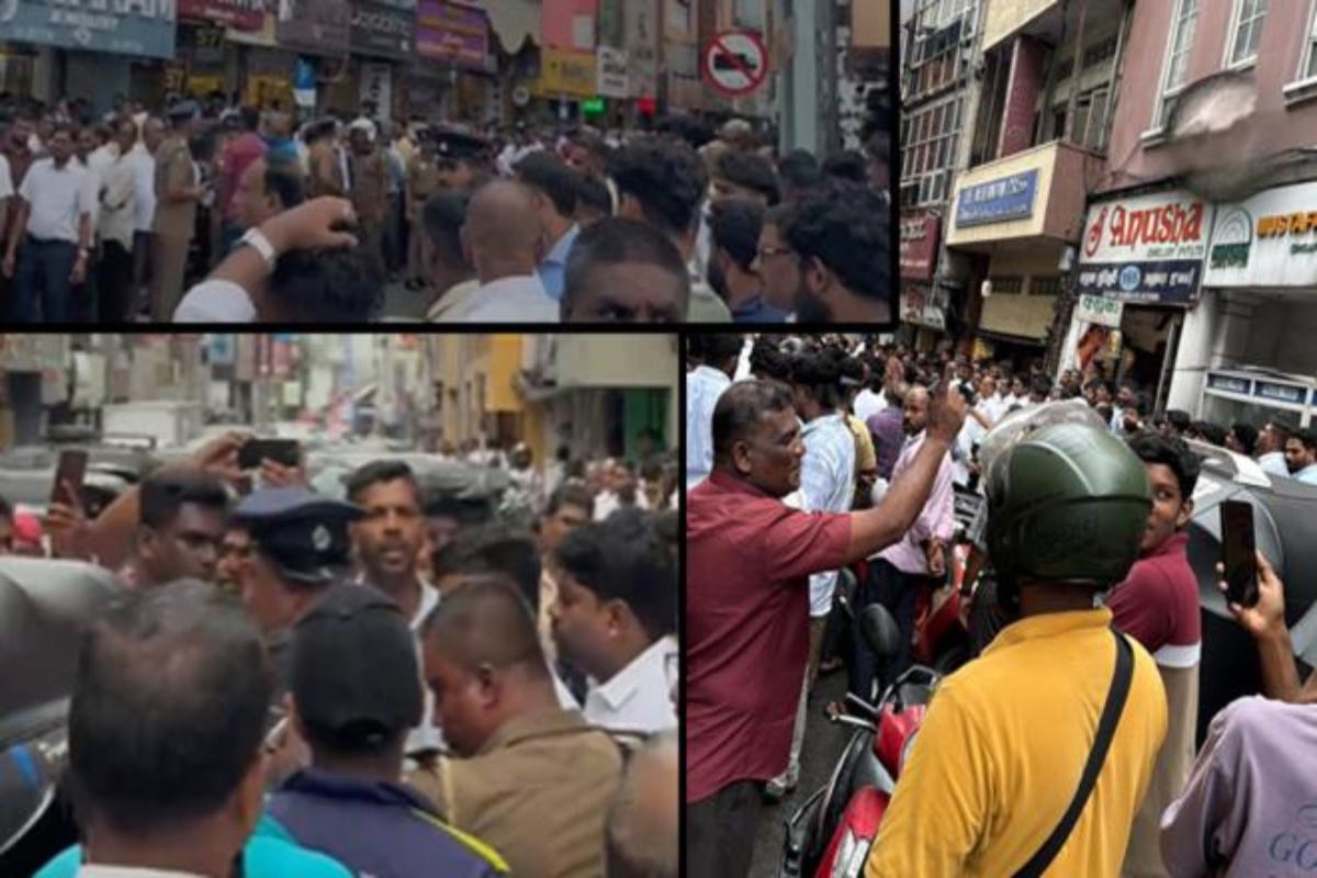 பொலிஸாருக்கு உதவ முயன்ற இளைஞர் மீது தாக்குதல் ; செட்டியார் தெருவில் பரபரப்பை கிளப்பிய சம்பவம் | Youth Attacked While Trying To Help Police