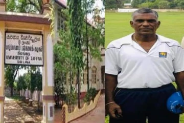 யாழ்பல்கலைகழக துடுப்பாட்டத்தின் பயிற்றுநர் சண்முகலிங்கம் மரணம்