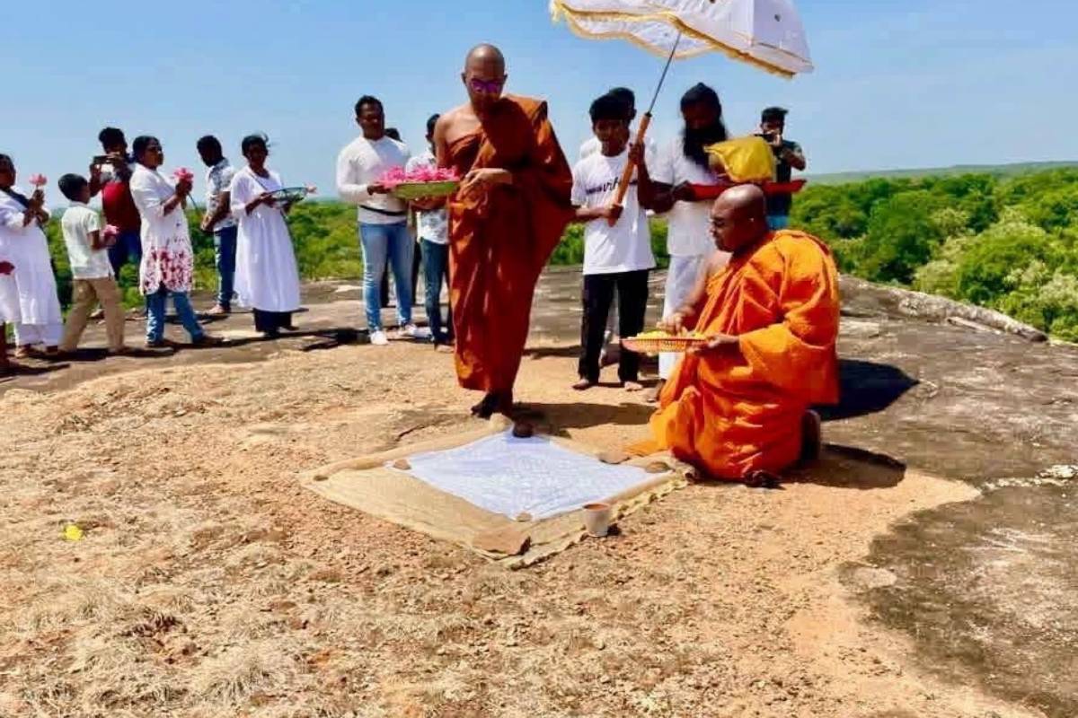 வெடுக்குநாறிமலையில் 11 அடி புத்தர் சிலை இருந்தது ; சந்தபோதி தேரர் அதிரடி அறிவிப்பு | An 11 Foot Buddha Statue At Vedukkunaari Malai