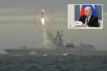 மேற்கத்திய நாடுகளை அச்சுறுத்த...ரஷ்யா நடத்திய ஹைப்பர்சோனிக் ஏவுகணை சோதனை: வீடியோ காட்சி!