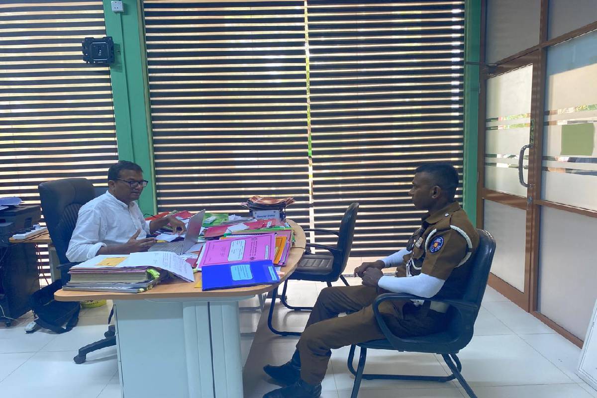 நீதியின் ஓலம் போராட்டத்திற்கு அனுமதி : வலி கிழக்கு தவிசாளரிடம் காவல்துறை விளக்கம் கோரல்