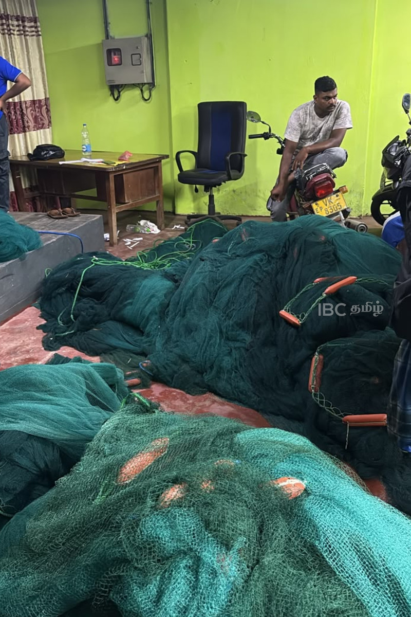 மட்டக்களப்பில் சட்டவிரோத சுருக்கு வலைகளுடன் ஒருவர் கைது! | Illegal Nets Worth Rs 6M Seized In Batticaloa