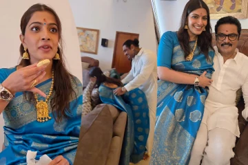 ஸ்வீட் டப்பாவுடன் ஓட்டம் பிடித்த நடிகை வரலட்சுமி... நிக்கோலை செய்த மாஸான செயல்