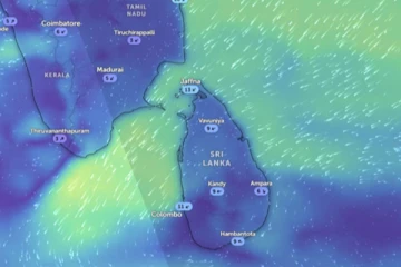 இலங்கைக்கு கிழக்கே தளம்பல் நிலை ; வடக்கு, கிழக்கு வானிலையில் திடீர் மாற்றம்