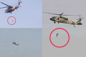 சடலத்தை தொங்கவிட்ட படி ஆப்கான் நகரின் மீது அமெரிக்க ஹெலிகாப்டர் பறந்ததாக பரவிய வீடியோவின் உண்மை தன்மை வெளிச்சத்திற்கு வந்தது...!
