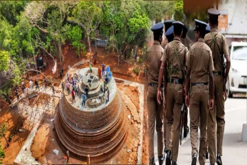 முல்லைத்தீவு குருந்தூர் விகாரைக்கு மீண்டும் காவல்துறை பாதுகாப்பு