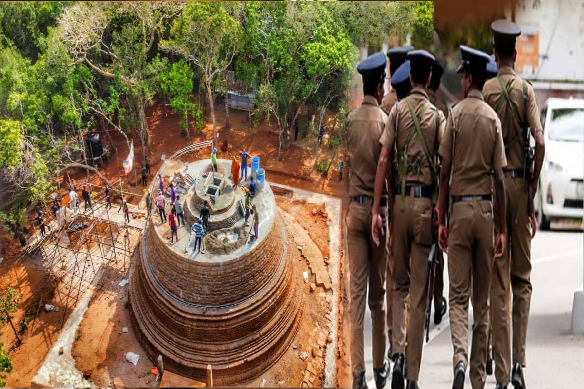 முல்லைத்தீவு குருந்தூர் விகாரைக்கு மீண்டும் காவல்துறை பாதுகாப்பு