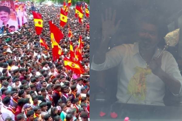 tvk vijay trichy campaign