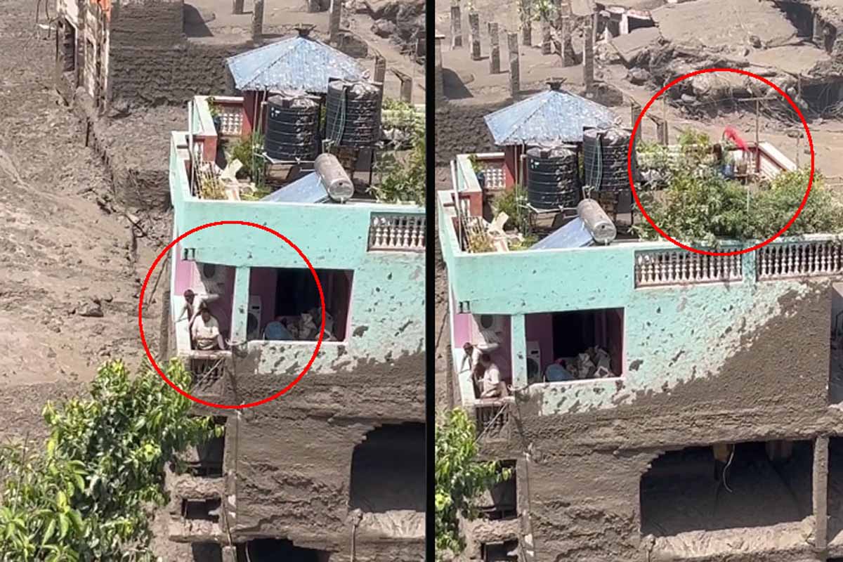 நேபாள வெள்ளத்தில் தப்பிய பச்சை வீடு | The Green Building Not Fall Nepal Flood
