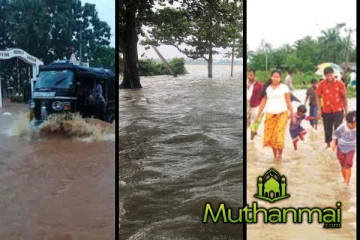 மட்டக்களப்பில் வெள்ளத்தினால் பாதிக்கப்பட்ட பலர் முகாம்களில் தஞ்சம்