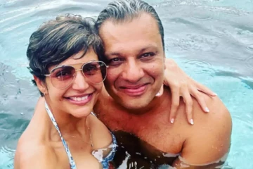 கணவர் இறந்து ஒரு வருடம் கூட முடியல ... பாய் பிரண்ட் உடன் ஆட்டம் போடும் சிம்பு பட நடிகை