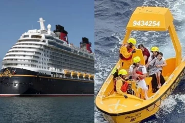 கப்பலிலிருந்து விழுந்த மகளை காப்பாற்ற கடலில் குதித்த தந்தை: பரவும் வதந்திகள்