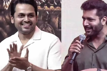 வந்தியத்தேவன் எல்லாருக்கும் Line போடுவான்: மேடையிலேயே ஜாலியாக கூறிய கார்த்தி, ஜெயம் ரவி