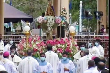 பக்தர்களுடன் சிறப்பாக இடம்பெற்ற மடுத்திருத்தலத்தின் ஆவணி திருவிழா!