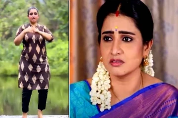 பாண்டியன் ஸ்டோர்ஸில் குடும்ப பெண்ணாக வந்து கலக்கும் தனமாக இது? அருவிக்கு நடுவில் குத்தாட்டம்..ஷாக்கில் ரசிகர்கள்!