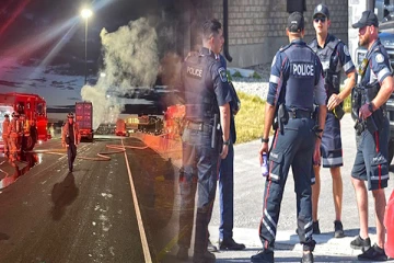 கனடாவில் பாரிய வாகன விபத்து: பல மணி நேரம் போக்குவரத்து பாதிப்பு