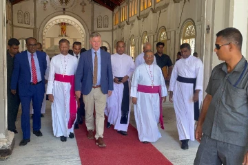 சர்வதேச காலநிலை ஆலோசகர் எரிக் சொல்ஹெய்ம் இன்றையதினம் மன்னார் விஜயம்!