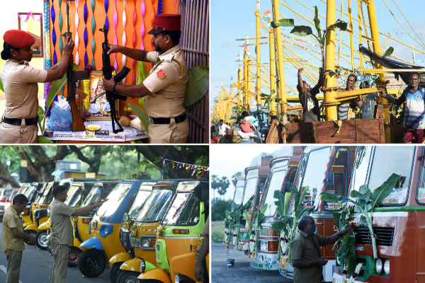 2025 ஆயுத பூஜை: எந்த பொருட்களை வைத்து வழிபாடு செய்ய வேண்டும்? | 2025 Ayutha Poojai Celebration In Tamil