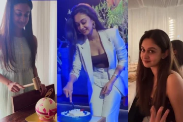 ஐஸ்வர்யா அர்ஜுன் வீட்டில் நடந்த விசேஷம்.. கேக் வெட்டி கொண்டாடிய குடும்பம்