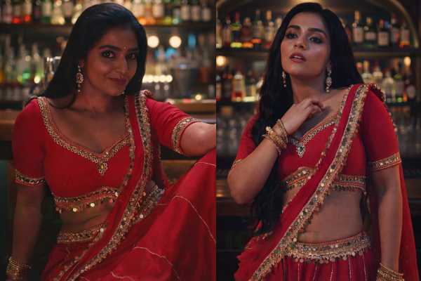 பைசன்-ஓட அக்காவா இது!! ஐட்டம் பாடலுக்கு இப்படி ஆட்டம் போட்ட ரஜிஷா.. | Rajitha Vijayan Komala Thaamara Song Dance Video