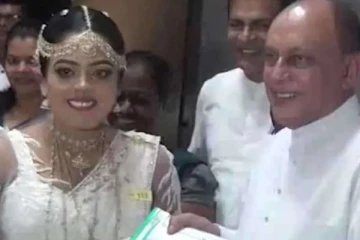 தென்னிலங்கையில் திருமண கோலத்தில் நியமனம் பெற்ற இளம் பெண்