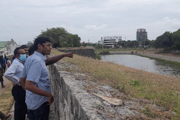 யாழ்ப்பாண கோட்டையில் தொல்லியல் அம்சங்களை பார்வையிட்ட இந்திய தூணைத்தூதர்( படங்கள்) | India Consul Visit Archaeological Features Fort