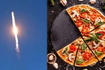 விஞ்ஞானிகளுக்காக  விண்வெளிக்கு அனுப்பப்பட்ட பீட்சா!