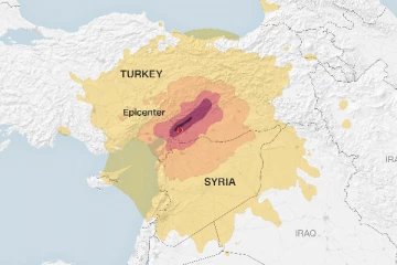 துருக்கியின் கிழக்கு பகுதியில் மீண்டும் நிலநடுக்கம் பதிவு