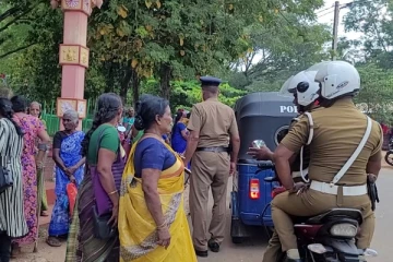 வவுனியாவில் காணாமல் ஆக்கப்பட்ட உறவுகளின் கூட்டத்தில் கைகலப்பு: தலைவி உட்பட 7 பேர் கைது