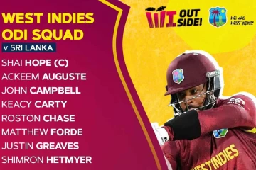 ශ්‍රී ලංකා තරගාවලිය සඳහා බටහිර ඉන්දීය කොදෙව් සංචිතය මෙන්න