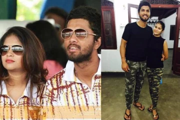 இருவரும் ஒரே மாதிரி ஆடையில்! மனைவியுடன் இருக்கும் அழகிய புகைப்படத்தை வெளியிட்ட இலங்கை கிரிக்கெட் அணி நட்சத்திர வீரர்