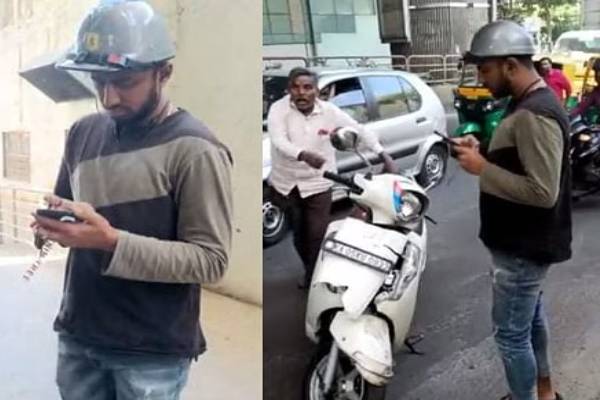 Elderly man dragged by scooter in Bengaluru
