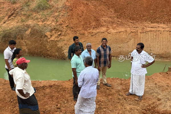 புழுதியாறு குளத்தின் நீர்ப்பாசனத் திட்டப்பணிகளை பார்வையிட்ட சிறீதரன் எம்.பி | Sridharan Mp Inspected The Irrigation Projects