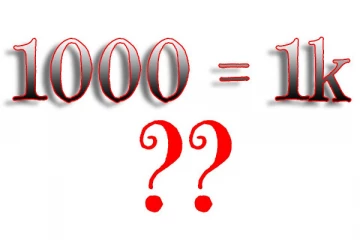 1000 என்பதை ஏன் 1k என எழுதுகிறோம் தெரியுமா? அட இவ்வளவு நாள இது தெரியாம போச்சோ....!