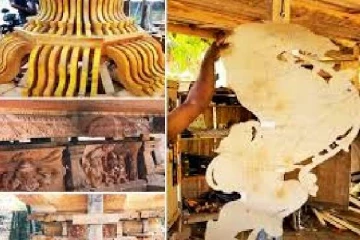 யாழில் பிரமாண்டமாக உருவாக்கப்பட்ட தமிழனின் தேர் படைப்பு