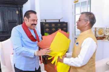 மஹிந்தவை சந்தித்த இந்திய உயர்ஸ்தானிகர்!
