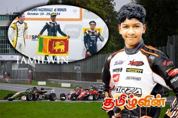 யூரோபார்முலா கார் ஓட்ட பந்தயத்தில் பங்குபற்றிய முதல் இலங்கையர்