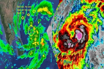 சென்னையிலிருந்து மிக்ஜாம் புயல் நகர்வு! பலத்த காற்று வேகமாக வீசக்கூடுமென எச்சரிக்கை