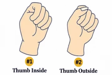 உங்கள் கையை முட்டியாக மூடும் போது விரல் எப்படி உள்ளது? நீங்கள் இப்படி தான்