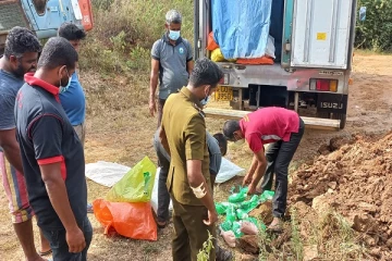 மனித நுகர்வுக்கு பொருத்தமற்ற 2000 கிலோகிராம் கோழி இறைச்சி எரித்து அழிப்பு