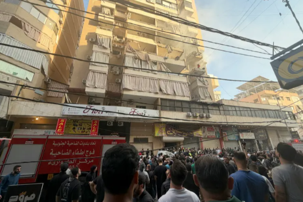 லெபனான் தலைநகா் மீது இஸ்ரேல் சரமாரி தாக்குதல் | Israel Attacks Lebanese Capital Again