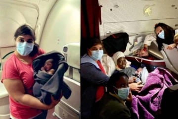 நடுவானில் பிரசவ வலியால் துடிதுடித்த கர்ப்பிணி பெண் - உதவிய கனடா பெண் மருத்துவர்! குவியும் வாழ்த்துக்கள்;