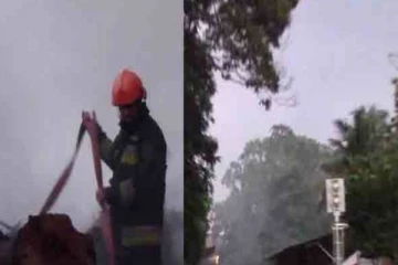 தெமட்டகொட தொடருந்து நிலையத்திற்கு அருகில் தீ விபத்து