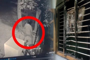 கிளிநொச்சியில் வீடொன்றுக்கு தீ வைத்த மர்ம நபர்கள்