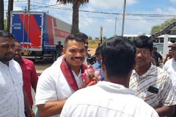 யாழில் இடம்பெற்ற ஜனாதிபதி வேட்பாளர் நாமலின் பரப்புரை கூட்டம்