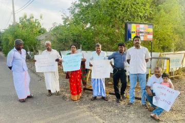 சட்டவிரோத தையிட்டி திஸ்ஸ விகாரைக்கு எதிரான போராட்டம் ஆரம்பம்