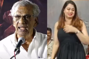 மேடையில் ஹீரோயினிடம் மிக கேவலமான நடந்துக்கொண்டு தயாரிப்பாளர் ராஜன்