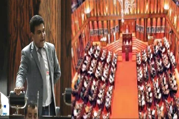 நாடாளுமன்றத்தில் உடை மாற்றிய அமைச்சர் : சபாநாயகரிடம் முறைப்பாடு